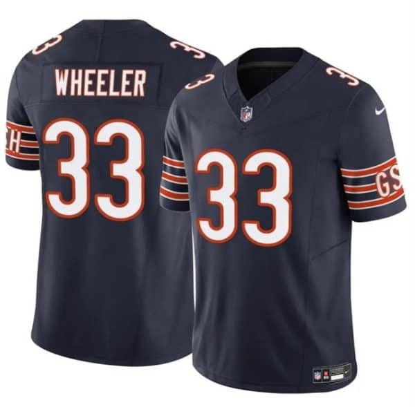 Chicago Bears #33 Ian Wheeler Navy 2023 F.U.S.E. Vapor Stitched Jersey