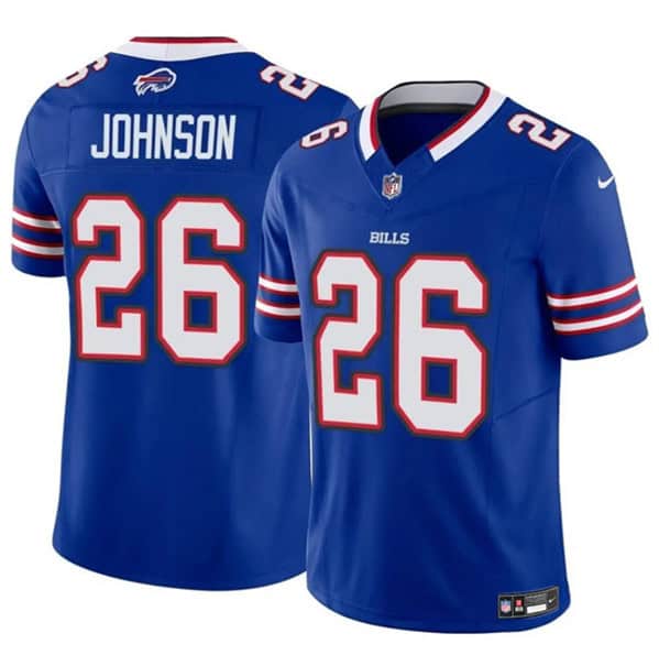 Buffalo Bills #26 Ty Johnson Royal 2024 F.U.S.E. Vapor Untouchable Limited Stitched Jersey