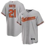 Baltimore Orioles #21 Austin Hays Gray Cool Base Stitched Jersey