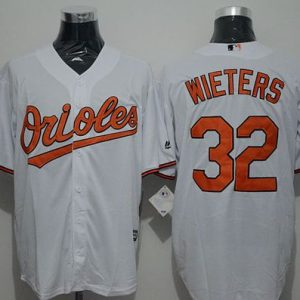 Orioles #32 Matt Wieters White New Cool Base Stitched Jersey