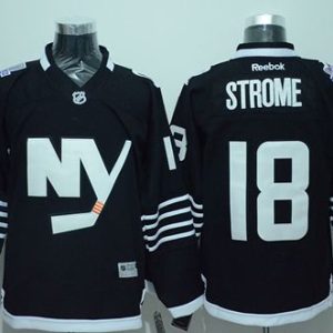 Islanders #18 Ryan Strome Black Alternate Stitched Jersey