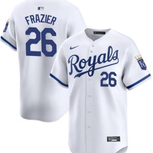 Kansas City Royals #26 Adam Frazier White 2024 Home Limited Cool Base Stitched Jersey