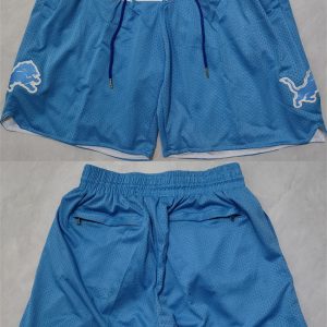 Detroit Lions Blue Shorts
