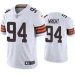 Cleveland Browns #94 Alex Wright White Vapor Untouchable Limited Stitched Jersey