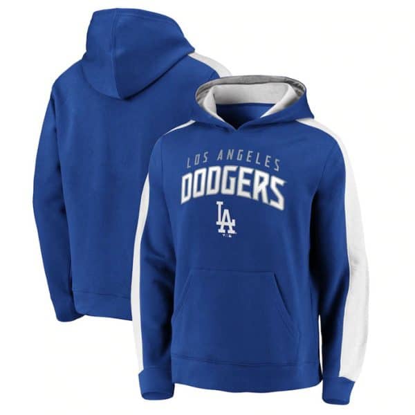 Los Angeles Dodgers Royal Game Time Arch Pullover Hoodie