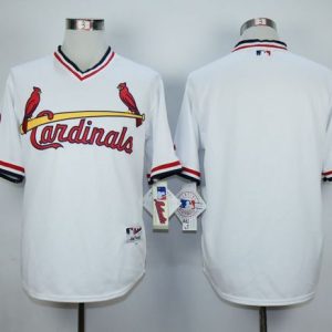 Cardinals Blank White 1982 Turn Back The Clock Stitched Jersey