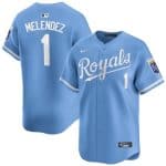 Kansas City Royals #1 MJ Melendez Light Blue Alternate Limited Stitched Jersey