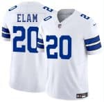 Dallas Cowboys #20 Kaiir Elam White 2025 F.U.S.E. Vapor Untouchable Limited Stitched Jersey