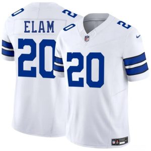 Dallas Cowboys #20 Kaiir Elam White 2025 F.U.S.E. Vapor Untouchable Limited Stitched Jersey