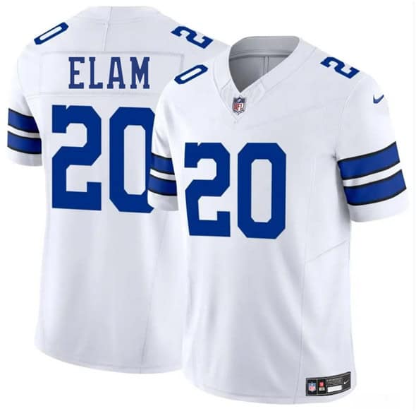 Dallas Cowboys #20 Kaiir Elam White 2025 F.U.S.E. Vapor Untouchable Limited Stitched Jersey