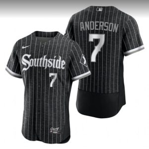 Chicago White Sox #7 Tim Anderson City Connect Flex Base Stitched Jersey