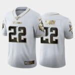 Minnesota Vikings #22 Harrison Smith White 2019 100th Season Golden Edition Limited Stitched Jersey