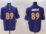 Baltimore Ravens #89 Mark Andrews Purple Gold Vapor Untouchable Limited Jersey