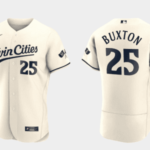 Minnesota Twins #25 Byron Buxton 2023 Cream Flex Base Stitched Jersey