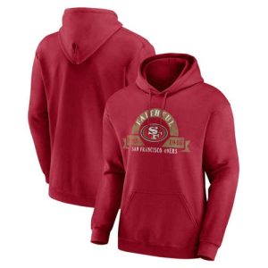 San Francisco 49ers Red Pullover Hoodie