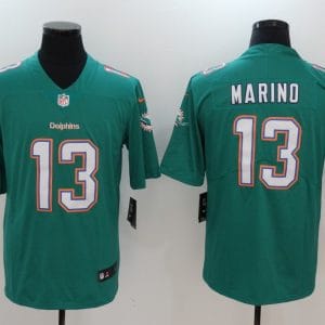 Miami Dolphins #13 Dan Marino Teal Vapor Untouchable Player Limited Jersey