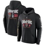 Florida Panthers Black 2024 Stanley Cup Champions Pinnacle Fleece Pullover Hoodie