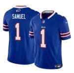 Buffalo Bills #1 Curtis Samuel Blue 2023 F.U.S.E. Vapor Untouchable Limited Stitched Jersey