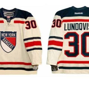 New York Rangers #30 Henrik Lundqvist 2012 'Winter Classic' Stitched Jersey