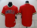 Los Angeles Angels Blank Red Cool Base Stitched Jersey