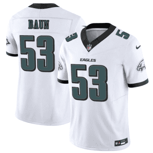 Philadelphia Eagles #53 Zack Baun White 2025 F.U.S.E. Vapor Untouchable Limited Football Stitched Jersey