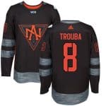 Team North America #8 Jacob Trouba Black 2016 World Cup Stitched Jersey