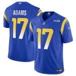 Los Angeles Rams #17 Davante Adams Blue 2024 F.U.S.E. Vapor Untouchable Limited Stitched Jersey