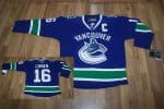 Canucks #16 Trevor Linden Stitched Blue Jersey