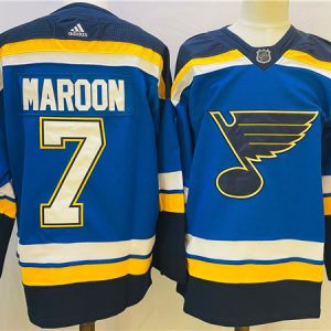 St. Louis Blues #7 Patrick Maroon Blue Winter Classic Stitched Jersey