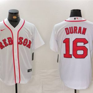 Boston Red Sox #16 Jarren Duran White Stitched Jersey