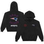 New England Patriots Black Born X Raised Pullover Hoodie