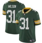 Green Bay Packers #31 Emanuel Wilson Green Vapor Limited Stitched Jersey