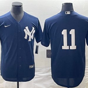 New York Yankees #11 Anthony Volpe Navy Cool Base Stitched Jersey