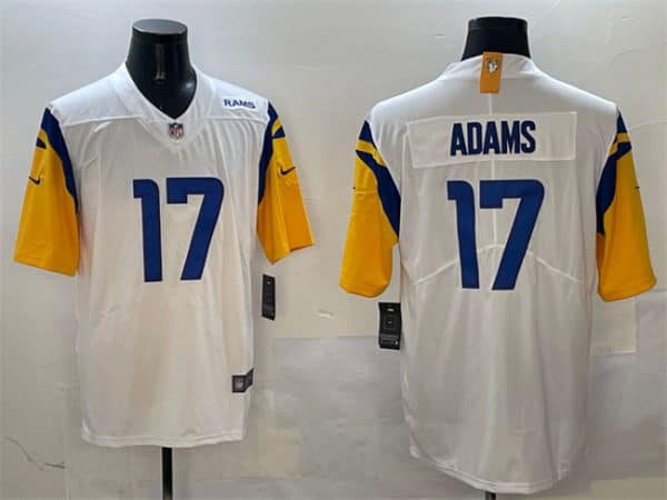 Los Angeles Rams #17 Davante Adams White 2024 Vapor Untouchable Stitched Jersey