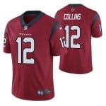 Houston Texans #12 Nico Collins Red Vapor Untouchable Limited Stitched Jersey