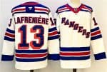 New York Rangers #13 Alexis Lafreniere White 2024-25 Away Stitched Jersey