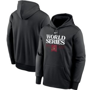 Arizona Diamondbacks Black 2023 World Series Collection Dugout Pullover Hoodie