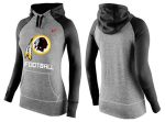 Nike Washington Redskins Performance Hoodie Grey Black_1