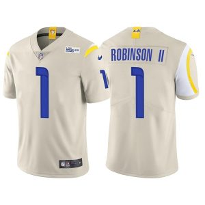Los Angeles Rams #1 Allen Robinson II Bone Vapor Untouchable Limited Stitched Football Jersey