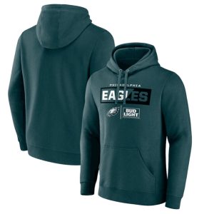 Philadelphia Eagles Green X Bud Light Pullover Hoodie