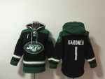 New York Jets #1 Ahmad Gardner Black Ageless Must-Have Lace-Up Pullover Hoodie