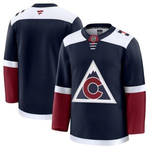 Colorado Avalanche Blank Navy 2024-25 Alternate Stitched Jersey