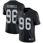 Raiders #96 Clelin Ferrell Black 2019 100th Season Vapor Untouchable Limited Stitched Jersey