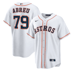 Houston Astros #79 Jos¨¦ Abreu White Cool Base Stitched Jersey