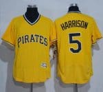 Pirates #5 Josh Harrison Gold Flexbase Authentic Collection Cooperstown Stitched Jersey