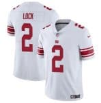 New York Giants #2 Drew Lock White Vapor Untouchable Limited Stitched Jersey