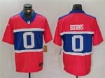 New York Giants #0 Brian Burns Century Red Alternate Vapor F.U.S.E. Limited Stitched Jersey