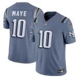 New England Patriots #10 Drake Maye 2025 F.U.S.E. ¡°Rivalries¡± Vapor Limited Football Stitched Jersey