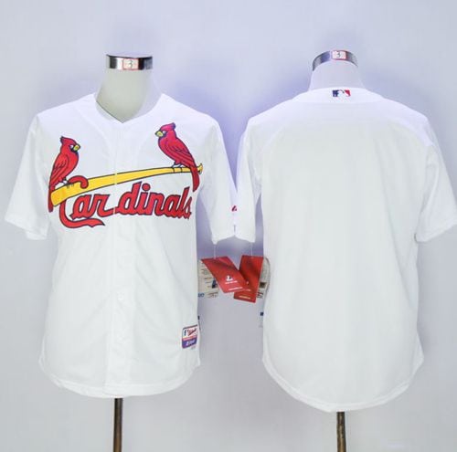 Cardinals Blank White Cool Base Stitched Jersey