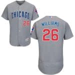 Cubs #26 Billy Williams Grey Flexbase Authentic Collection Road Stitched Jersey
